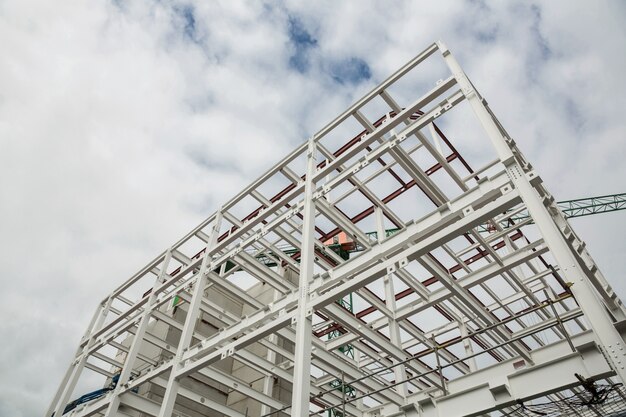 Baixo, ângulo de scafolding na construção