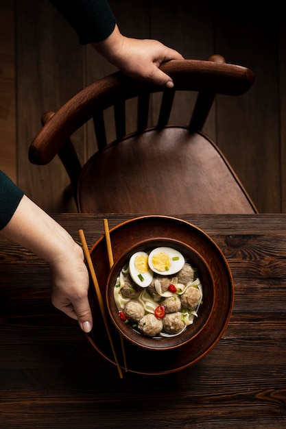 Foto grátis bakso indonésio delicioso