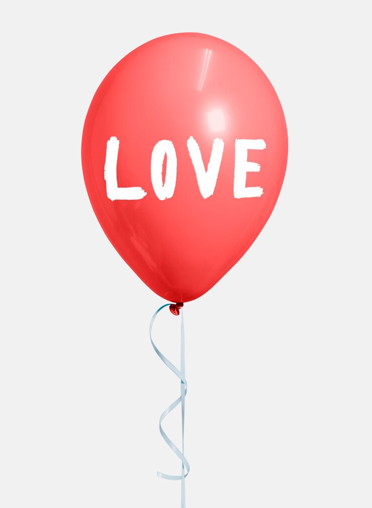 Foto grátis balão de amor