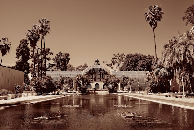 Balboa Park em San Diego com arquitetura.