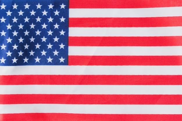 Bandeira americana plana