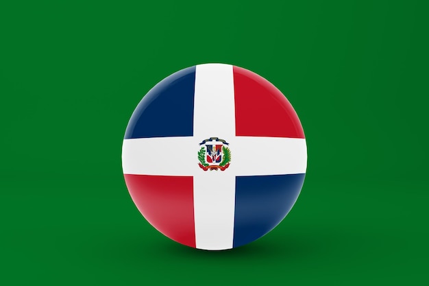 Foto grátis bandeira da república dominicana