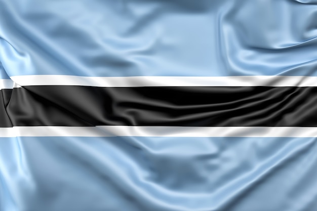 Foto grátis bandeira de botswana