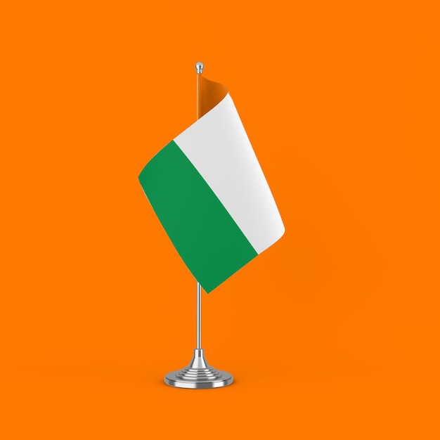 Foto grátis bandeira de mesa da irlanda