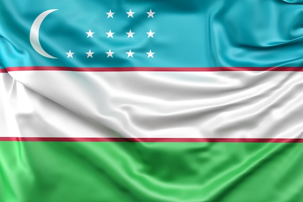 Bandeira de Uzbequistão