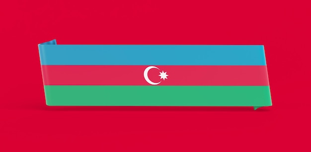 Foto grátis bandeira do azerbaijão