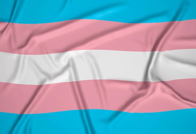 Bandeira do orgulho transexual realista