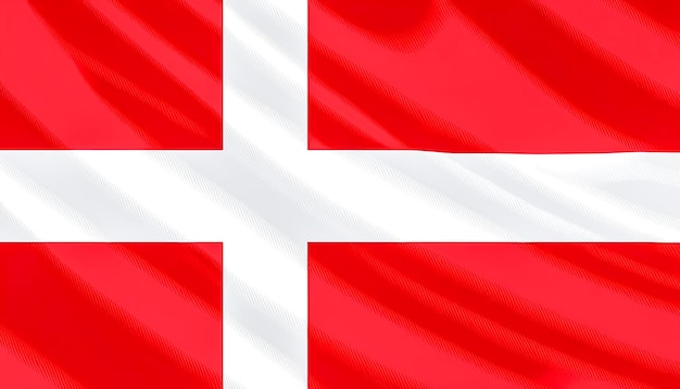 Bandeira nacional da dinamarca plano de fundo texturizado generativo ai