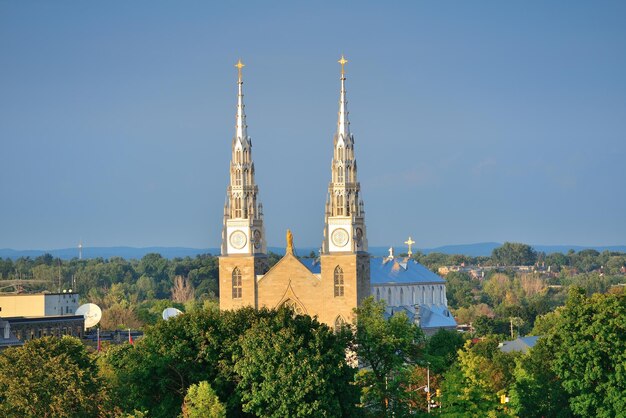 Basílica de Notre Dame em Ottawa, Ontário, Canadá