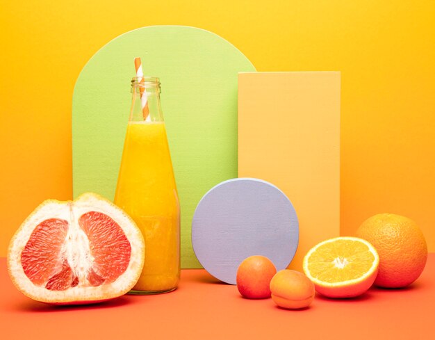 Batido de laranja e toranja