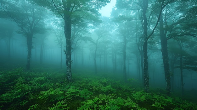 Foto grátis beautiful japanese forest landscape