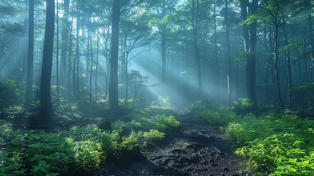 Foto grátis beautiful japanese  forest scene