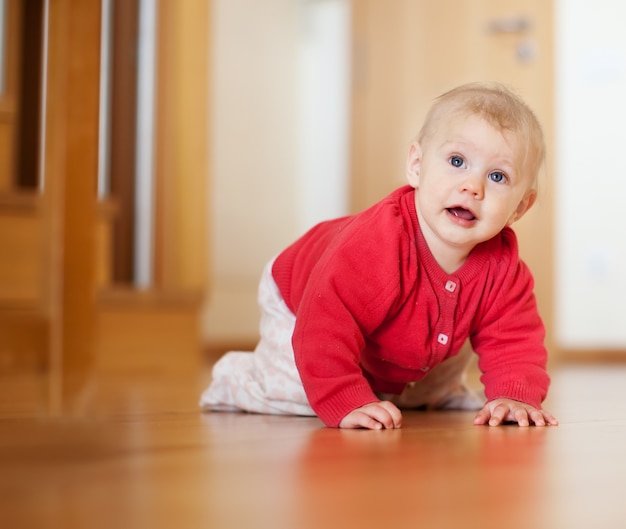 Bebê de sete meses de idade