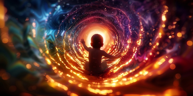 Foto grátis bebê feto no útero