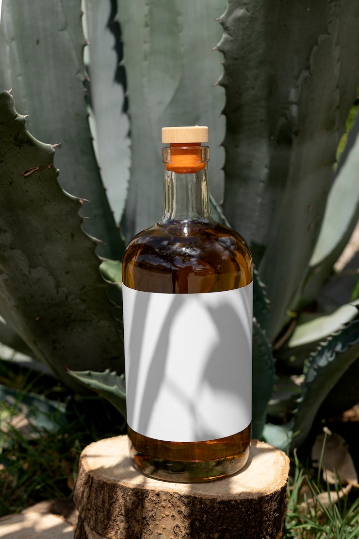 Foto grátis bebida alcoólica produzida de forma sustentável