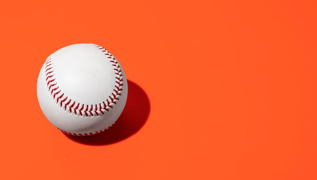 Beisebol com espaço de cópia