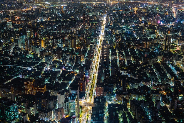 Bela arquitetura edifício cidade de taipei