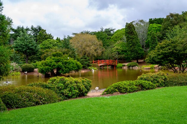 Bela foto de um parque público em Toowoomba, Queensland, Austrália