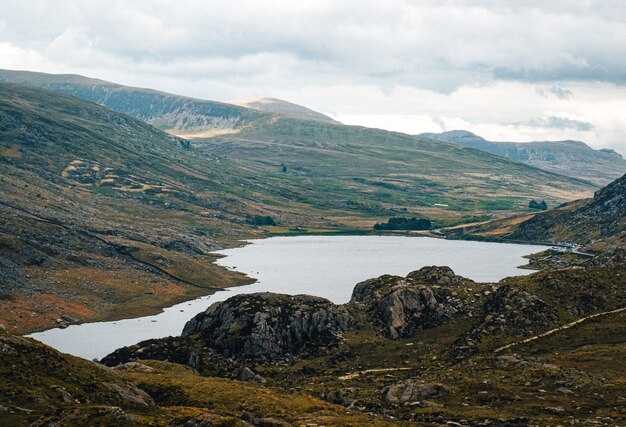 Bela foto do Parque Nacional de Snowdonia