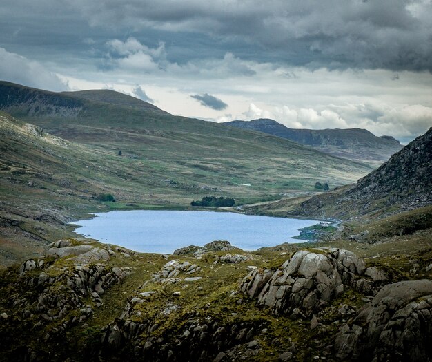 Bela foto do Parque Nacional de Snowdonia