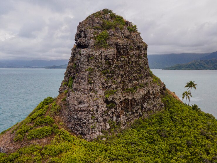 Foto grátis bela paisagem do havaí com o oceano