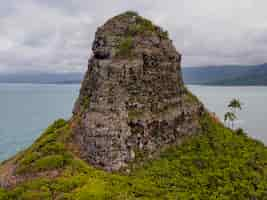 Foto grátis bela paisagem do havaí com oceano