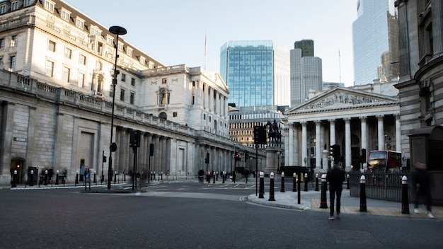 Bela paisagem urbana de ruas de londres