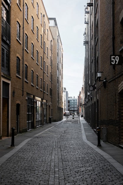 Foto grátis bela paisagem urbana de ruas de londres