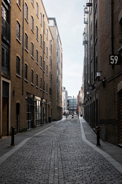 Bela paisagem urbana de ruas de londres