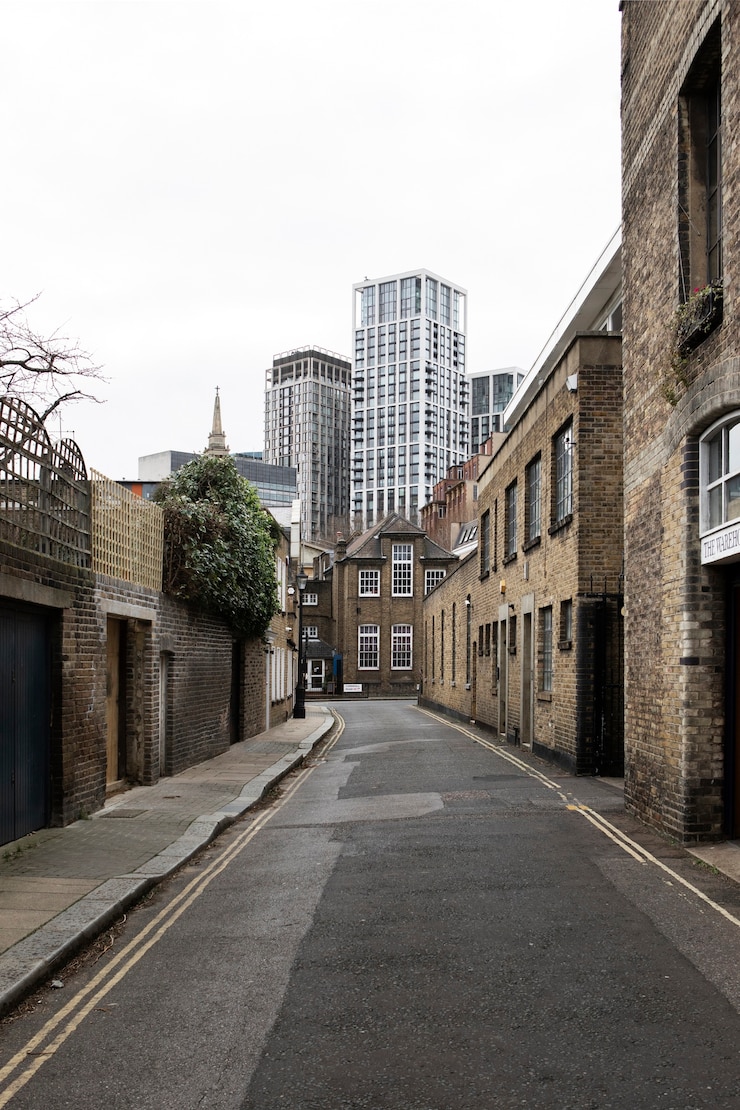 Foto grátis bela paisagem urbana de ruas de londres