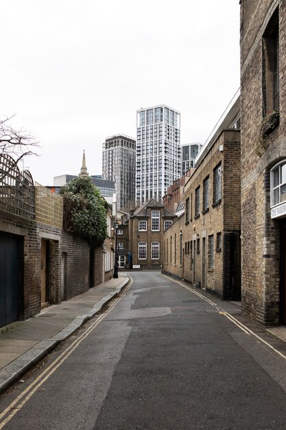 Bela paisagem urbana de ruas de londres