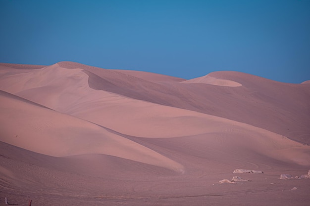 Bela vista do deserto de Dubai