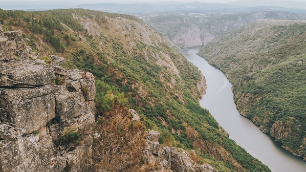 Bela vista do Sil Canyon na Espanha