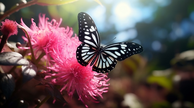 Foto grátis belas borboletas na natureza