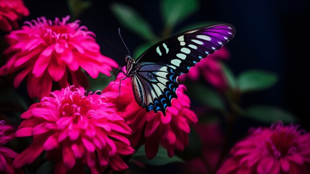 Foto grátis belas borboletas na natureza