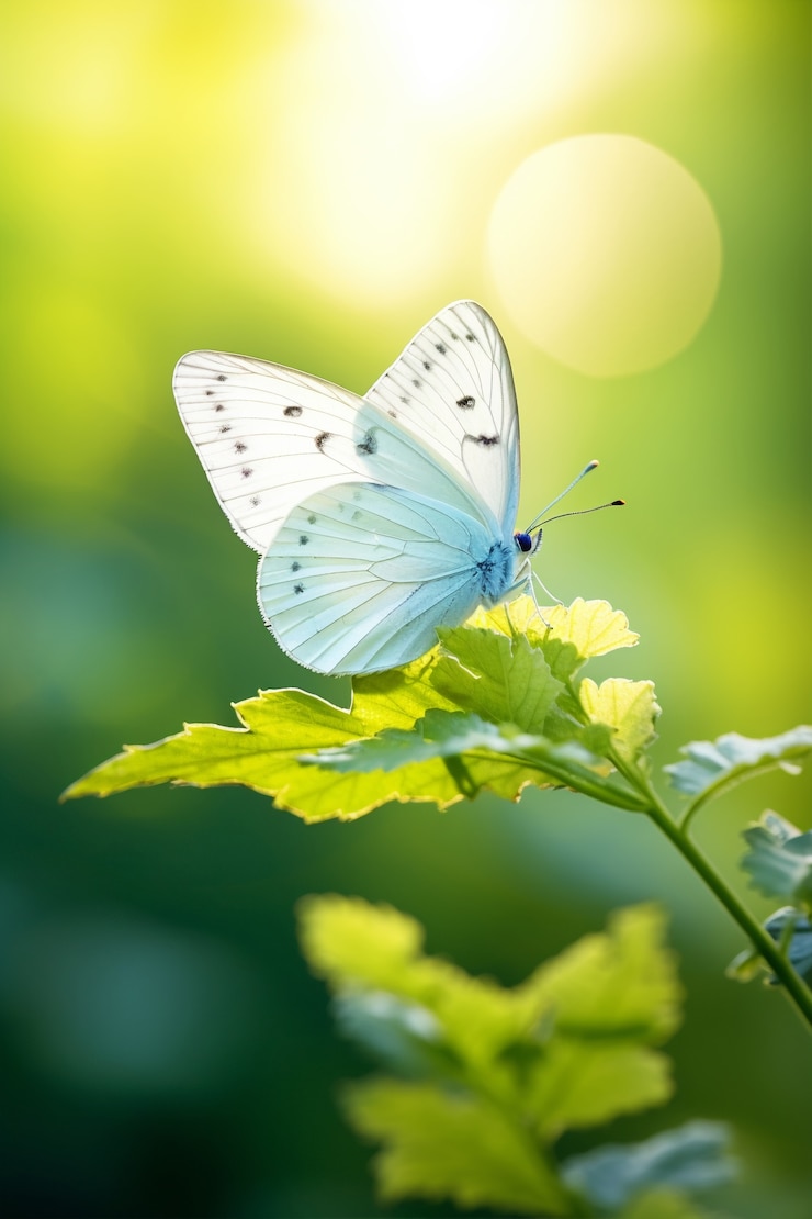 Foto grátis belas borboletas na natureza