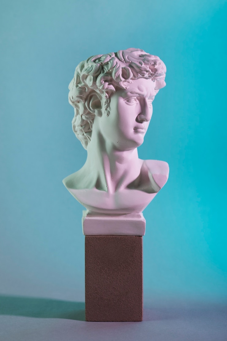 Foto grátis belas figuras romanas esculpidas