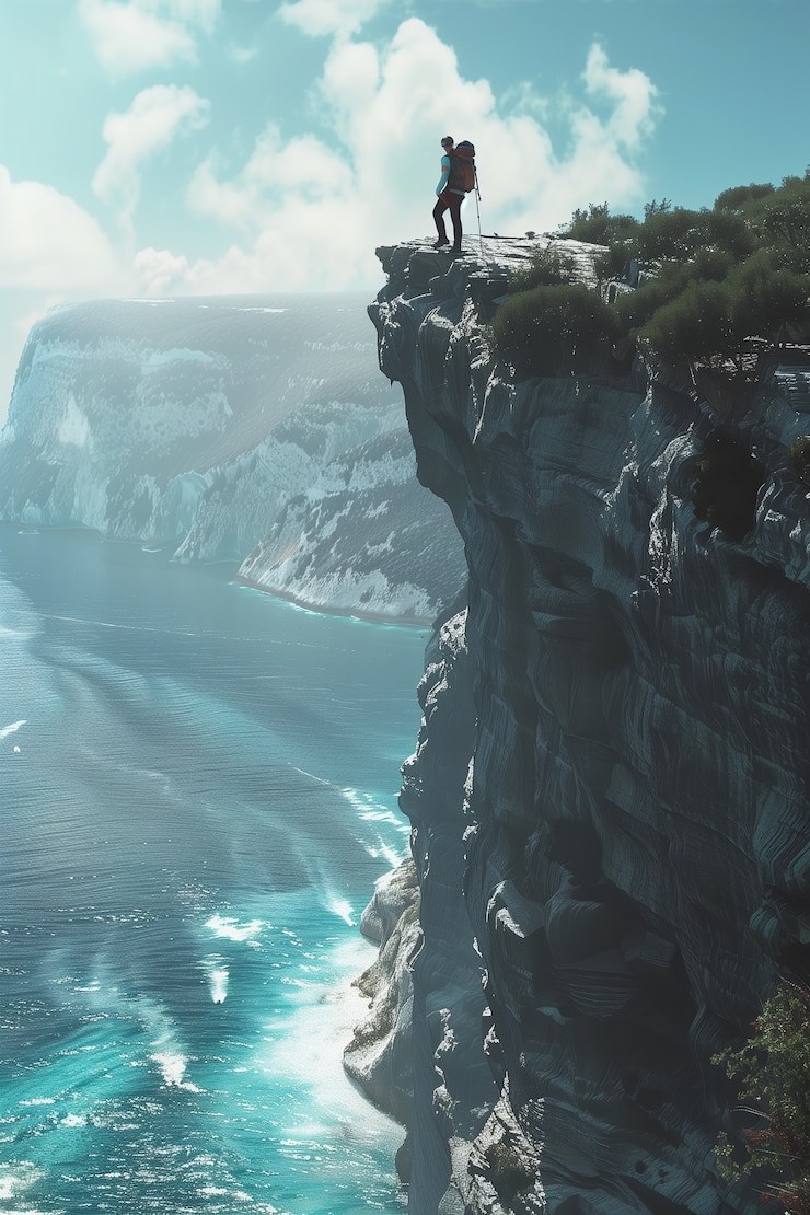 Foto grátis belas paisagens costeiras