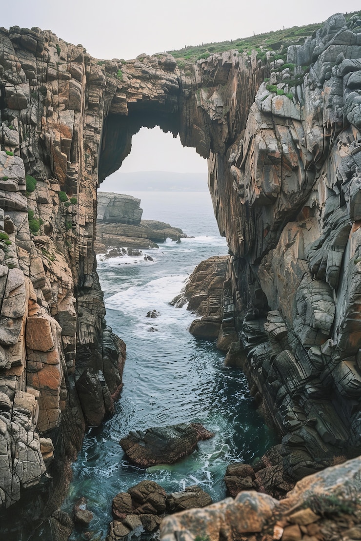 Foto grátis belas paisagens costeiras