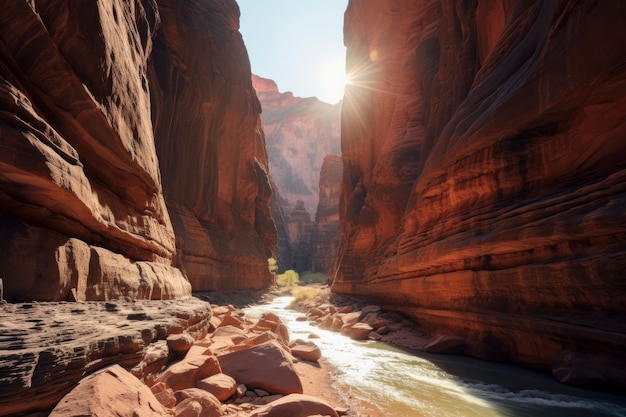 Foto grátis belas paisagens de desfiladeiros