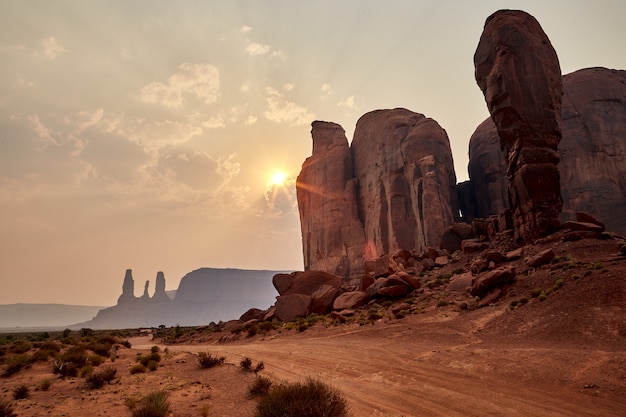 Belas paisagens de planaltos no Parque Nacional de Bryce Canyon, Utah, EUA