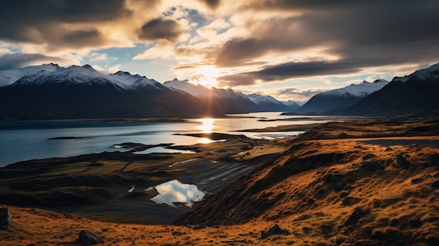 Foto grátis belas paisagens montanhosas