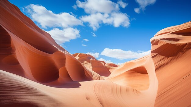 Belas paisagens naturais do deserto