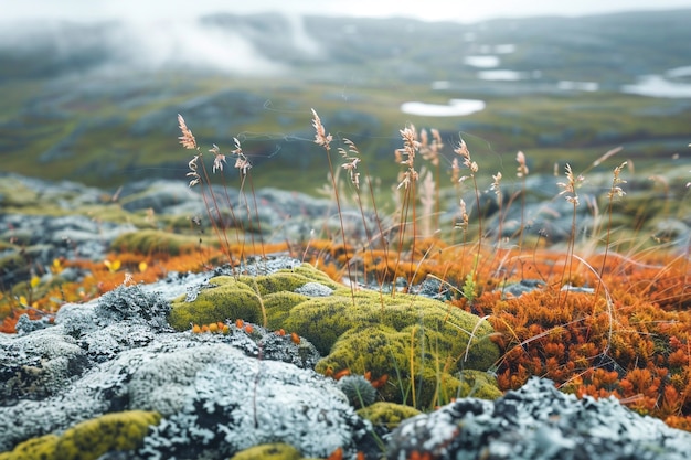 Foto grátis belas plantas em ambiente natural