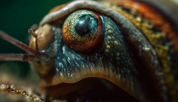 Foto grátis beleza subaquática de artrópodes capturada em close-up extremo gerado por ia