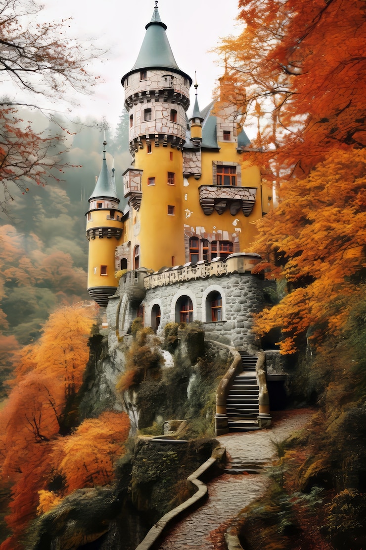 Foto grátis belíssimo castelo histórico