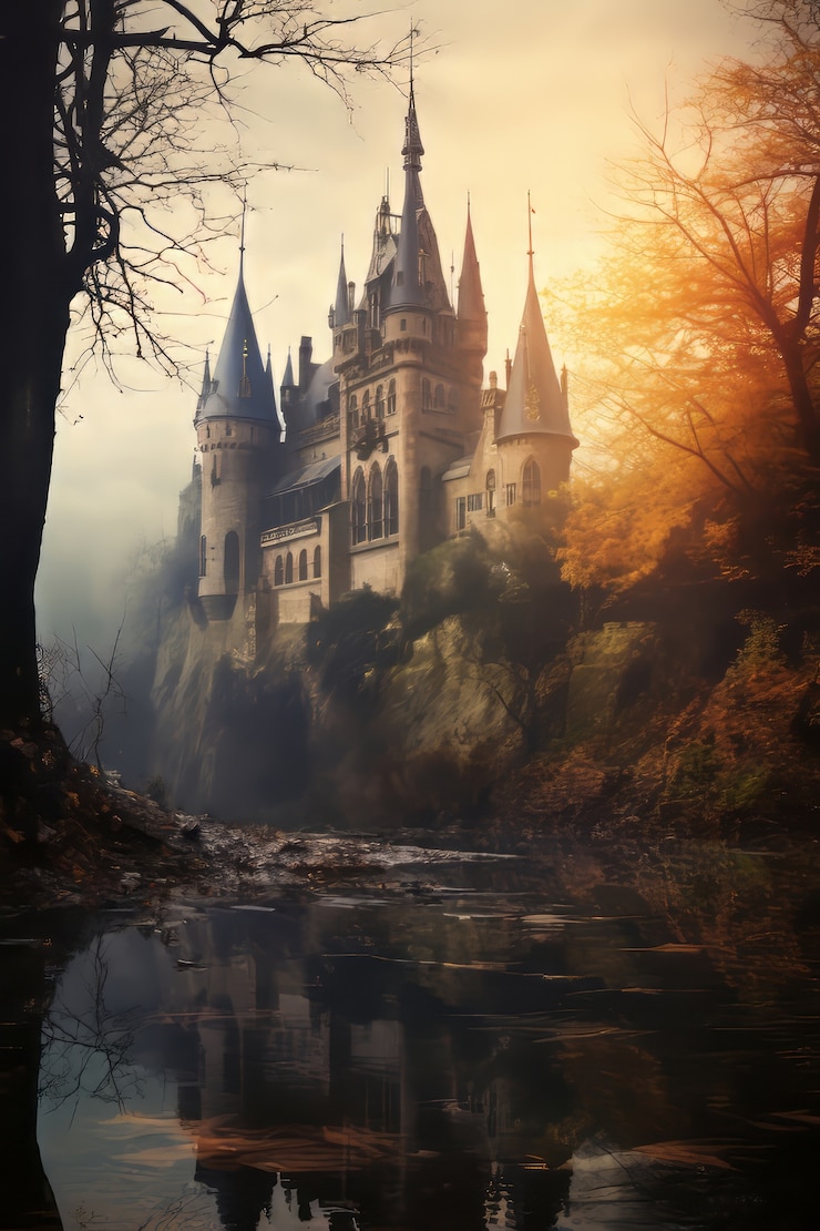Foto grátis belíssimo castelo histórico