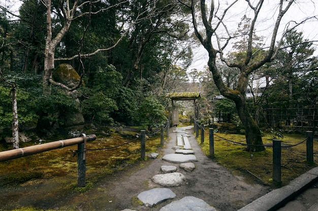 Belo jardim japonês