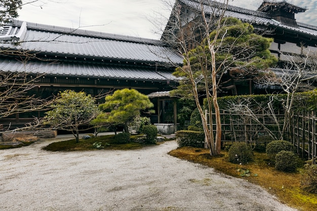 Belo jardim japonês