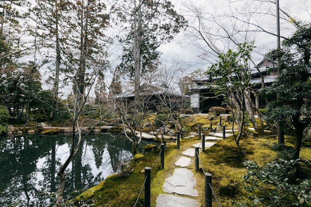 Foto grátis belo jardim japonês